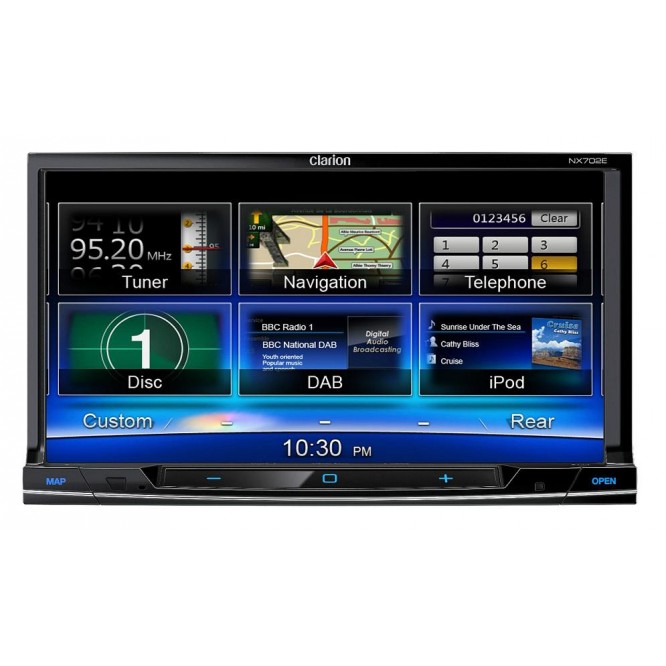 CLARION NX702E - STATION MULTIMÉDIA DVD 2 DIN TUNER/TNT INTÉGRÉ