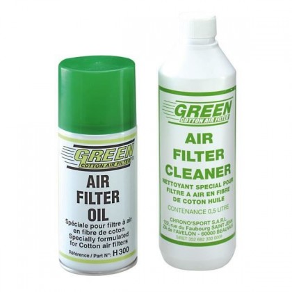 Kit de nettoyage GREEN pour filtres à air - 300ml