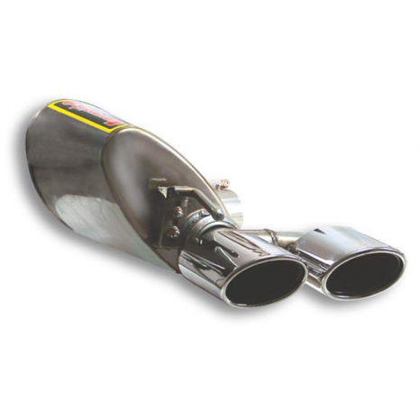 Silencieux arrière Gauche 120x80 Supersprint - MERCEDES R230 SL 500 / 550 V8 '08 -> '12