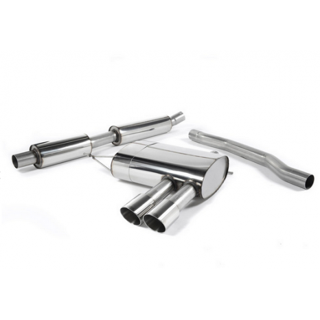 MILLTEK - Mini Cooper S  2.0 Turbo - Ligne après catalyseur origine - Avec silencieux intermediaire - Homologué CE - Sorties Twin GT90