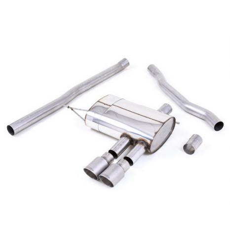 MILLTEK - Mini (F56) Mk3 Mini Cooper S 2.0 Turbo (Europe et UK) - Ligne après catalyseur origine - Sans silencieux intermédiaire - Sorties Twin GT90 Titane