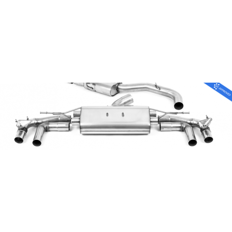  Particulate Filter-back sorties en carbone - MILLTEK -  2.0TFSI Quattro Sportback 310PS 8Y (OPF/GPF Models Only) 2020 -> 2022