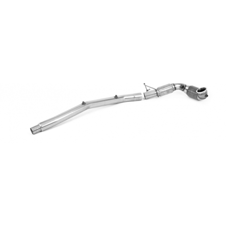  Large Bore Downpipe and Hi-Flow Sports Cat MILLTEK -  2.0TFSI Quattro Saloon/Sedan 310PS 8Y (OPF/GPF Models Only) 2020 -> 2022
