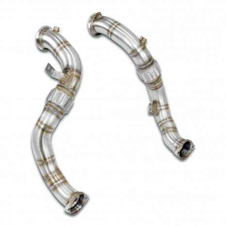 Kit descente turbo + catalyseur métallique droit + gauche - SUPERSPRINT - BMW M5 CS F90 4.4i V8 635cv avec OPF