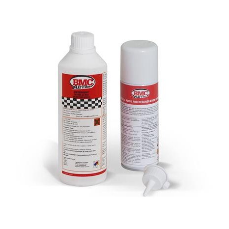 Kit de nettoyage pour filtres à air BMC (avec huile en spray)