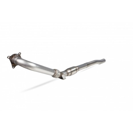 Downpipe with high flow sports catalyst SCORPION - Seat Leon Cupra R 2.0 Tsi 265 PS  2010 -> 2012   