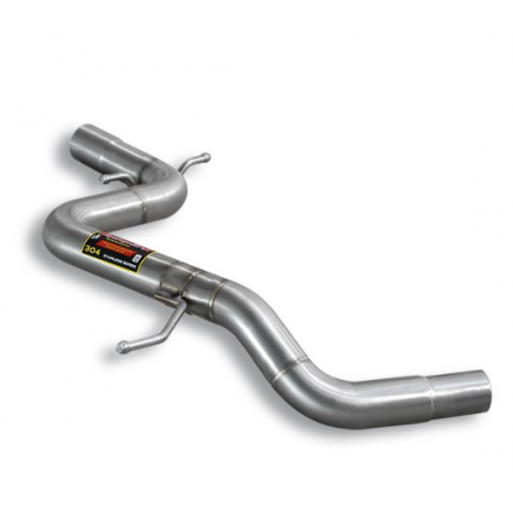 SUPERSPRINT - Tube central (remplace le silencieux central d'origine)  pour VW SCIROCCO 1.4 TSI (160 Hp) '08 