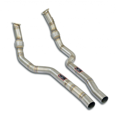 SUPERSPRINT -  Kit tube avant Droite - Gauche (remplace origine Silencieux avant) pour AUDI RS7 Quattro Sportback 4.0 TFSI avec valves