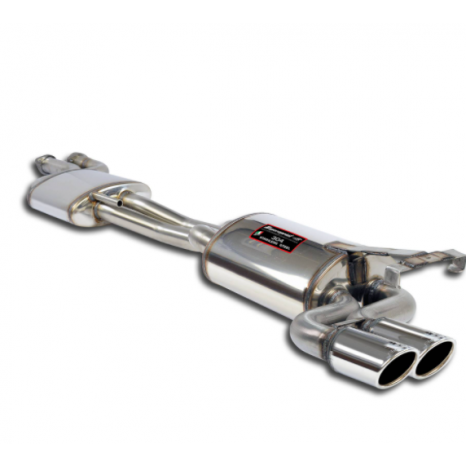 SUPERSPRINT - Center + Silencieux arrière 90x70 Disponible sur demande pour MERCEDES W124 400 E