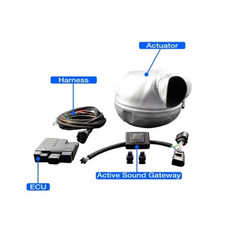 Active Sound - Kit complet booster sonore avec application mobile - Volvo V70 Typ B
