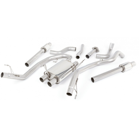 Ligne après catalyseur origine sorties GT115 MILLTEK - Ford F150 Raptor 3.5 V6 EcoBoost Supercab 2018 -> 2020