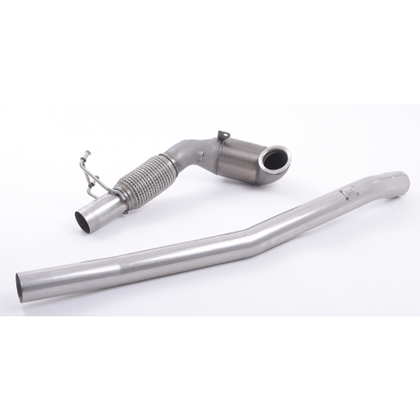 MILLTEK - Audi TT Mk3 TTS 2.0 TFSI Quattro - Descente de Turbo avec Cata Sport Hi-Flow - Montage obligatoire avec ligne Milltek - Reprogrammation nécessaire Stage 2 - Homologuée CE