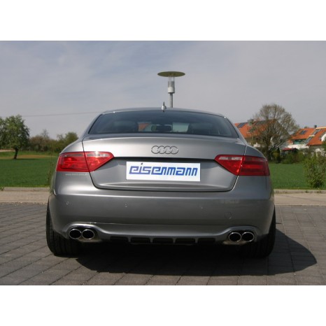 EISENMANN - Silencieux arrière 4x 90x70 mm ovale ronde - Audi S5 B8 SPORT