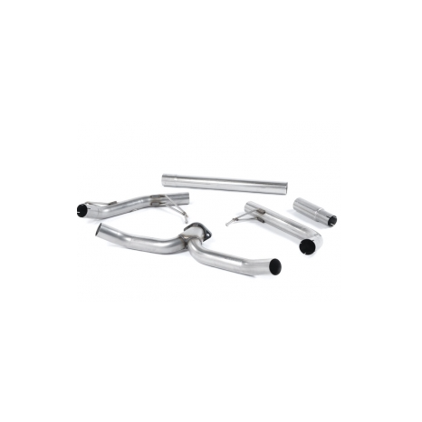 MILLTEK - Skoda Octavia vRS 2.0 TDI - 184ch -Ligne après catalyseur origine - Sans silencieux intermédiaire - Necéssite support et sortie droite 2.0T vRS - Sorties Dual