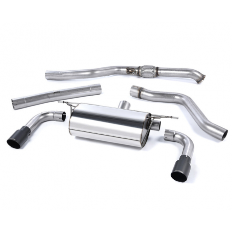 MILLTEK - BMW Série 2 M 235 i - Ligne après catalyseur origine Road - Homologué CE - Sorties Dual Ceramic Black GT90