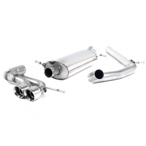 MILLTEK - Seat Ibiza 1.4 TSi - 180ch  - Ligne après catalyseur origine - Sans silencieux Intermediaire - Sorties Twin GT80