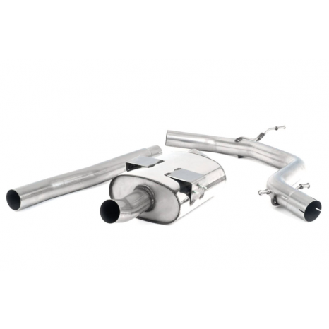 MILLTEK - Seat Leon 2.0TDI - Ligne après catalyseur origine - Sans silencieux Intermediaire - Look Cupra K1