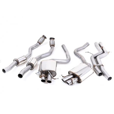 MILLTEK - Audi RS5 Coupe - Ligne après catalyseur origine - Sans silencieux Intermediaire - Reprend sorties Série