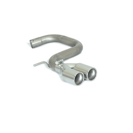 RAGAZZON - Tubes arrière group n en inox avec 2 sorties rondes 80 mm décalées - Volkswagen Golf Mk5 (typ 1K) - 1.9TDi (66kW / 77kW) - 2.0TDi (100kW / 103kW) 05/2003>>10/2008