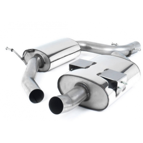 Ligne après catalyseur origine - Avec silencieux Intermediaire