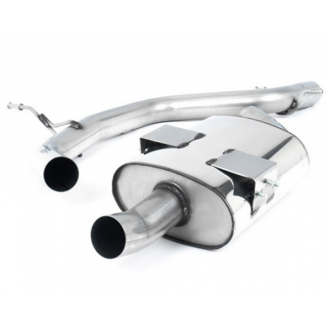 MILLTEK - Seat Leon  - Ligne après catalyseur origine - Sans silencieux Intermediaire - Sortie Ovale