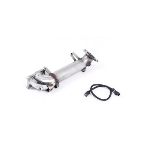 MILLTEK - Honda Civic Type R FK2 Turbocharged 2.0 litre i-VTEC - Conduite à Gauche - Descente de Turbo avec remplacement catalyseur - Montage obligatoire avec ligne Milltek