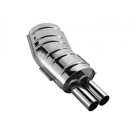 Silencieux arrière Sport 2x Ø 76 mm - EISENMANN - BMW E36 318i Coupé