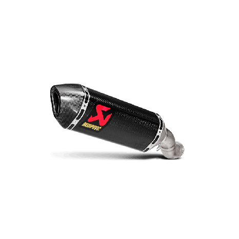 Silencieux Slip On Akrapovic en carbone pour Kawasaki Ninja ZX-10R (2016 -> 2017)