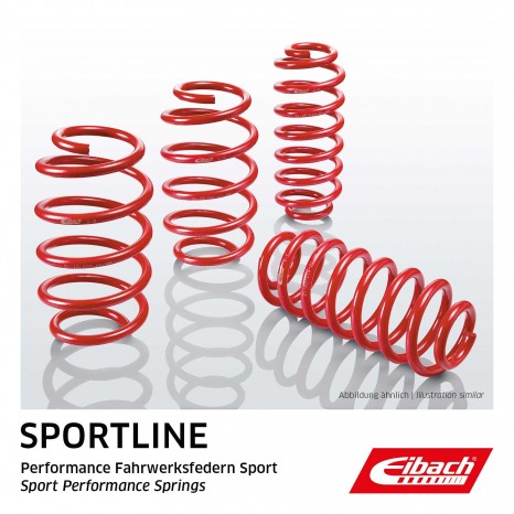Kit de suspension, ressorts courts Sportline - EIBACH - Skoda Fabia 1.5 150cv