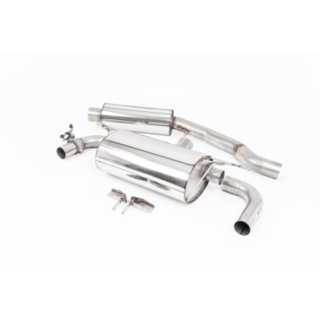 Ligne après FAP Race avec silencieux intermèdiaire - Avec valve - sorties Dual GT90 Titane MILLTEK - BMW 1 Series (F20 et F21 LCI) M140i - 3 et 5 portes 2019 -> 2020 