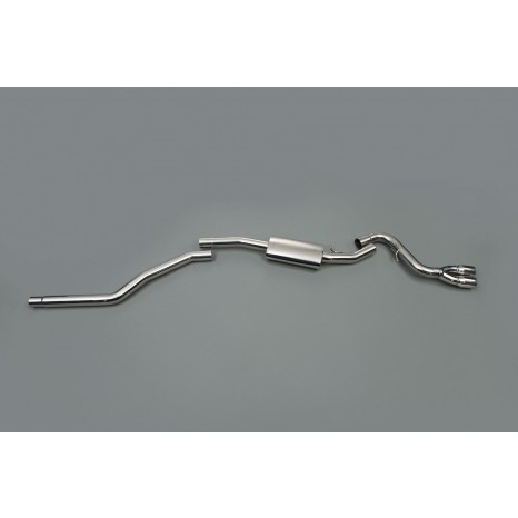 MILLTEK - BMW Série 1 (E81) 120D M Sport 3 Portes - Ligne après catalyseur origine - Sorties Doubles 