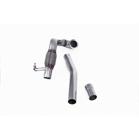  Large-bore Downpipe and De-cat MILLTEK -  GTI 2.0 TSI (AW - 5 Door) - Non GPF/OPF Models Only 2018 -> 2019