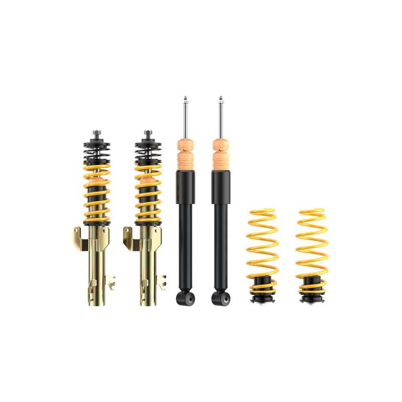 Combinés filetés ST X en acier galvanisé (amortissement fixe) - ST SUSPENSION - VW Polo V R 220cv