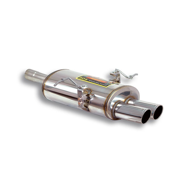 SUPERSPRINT - Silencieux arrière Doubles sorties 80mm - BMW E46 316i