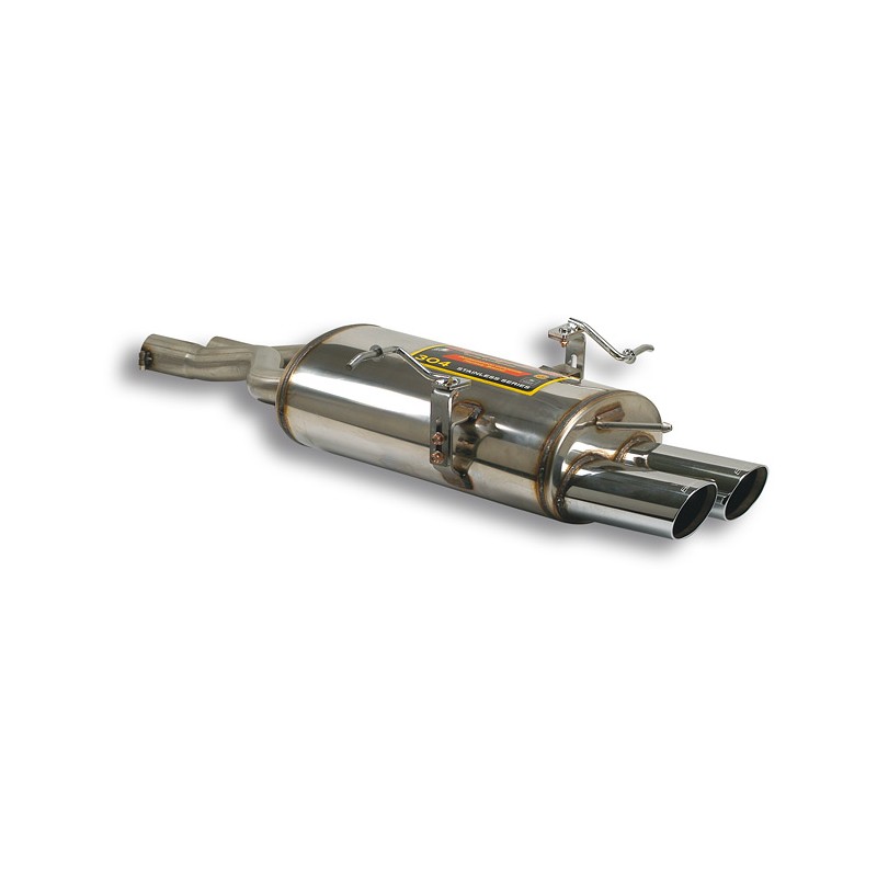 SUPERSPRINT - Silencieux arrière Doubles sorties ovales 100x75 - BMW E46 330i (Berline/Break)