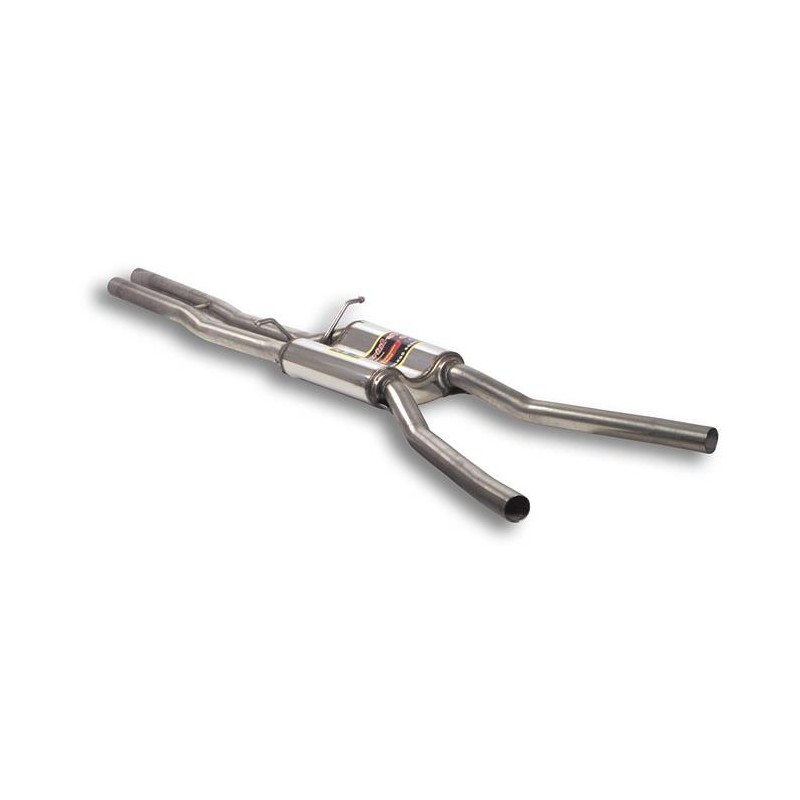 Silencieux central SUPERSPRINT -  AUDI A6 4B S6 QUATTRO (Sedan + Avant) 4.2i V8 (340Hp) ' 99 ->' 04