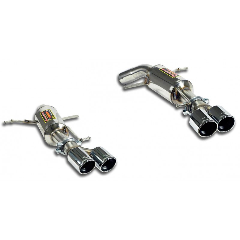 SUPERSPRINT - Silencieux arrière Racing Doubles Sorties Gauche/Droite 80mm - BMW E90/E91 335i Bi-Turbo (306CV)