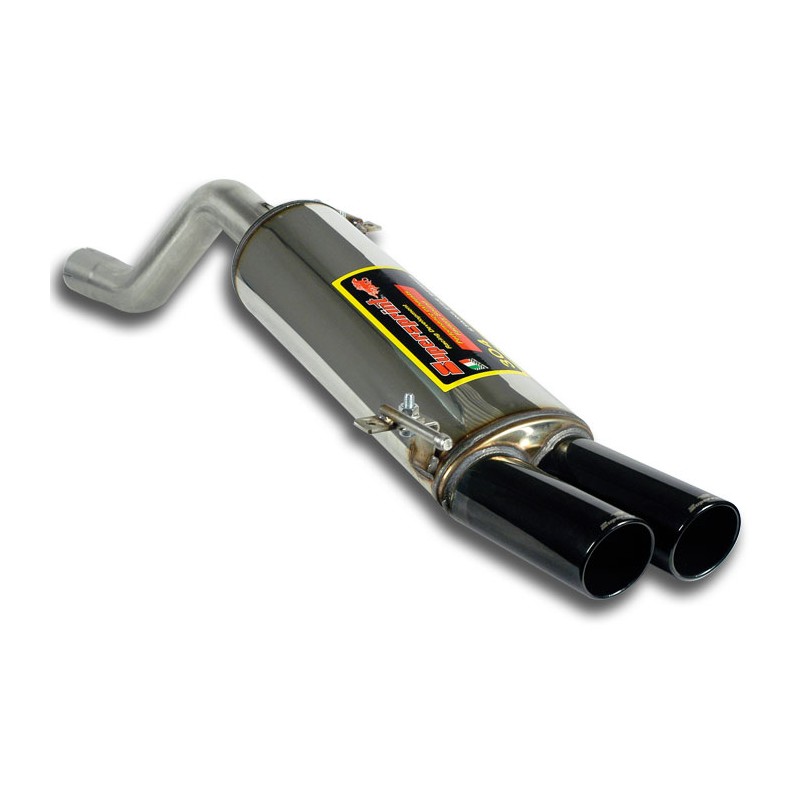 SUPERSPRINT - Silencieux doubles sorties Black - FIAT GRANDE PUNTO ABARTH 1.4T (155CV)