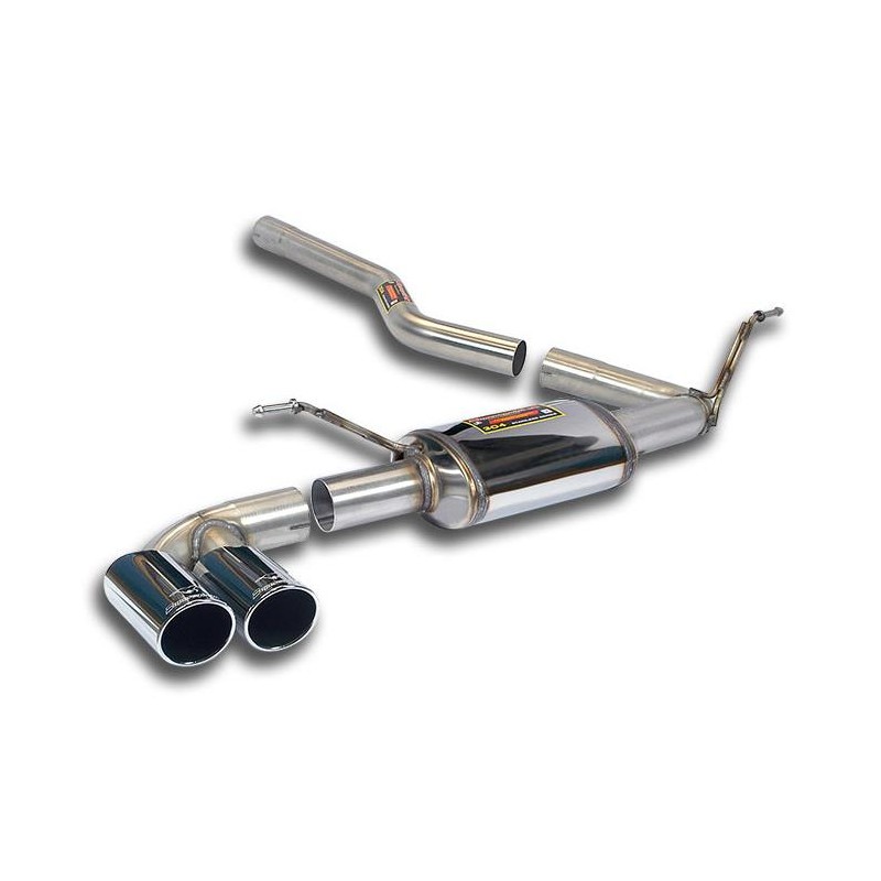 Tube de liasion + Silencieux arrière OO80 SUPERSPRINT - BMW F20 / F21 114d (Moteur N47N - 95 Hp) 2012 -> 2015