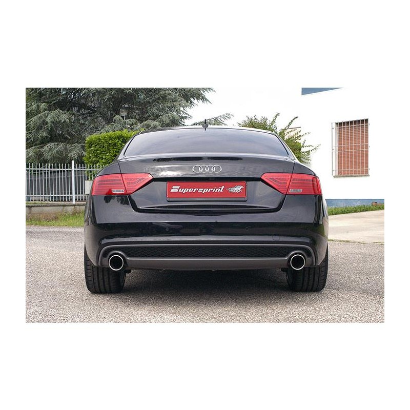 SUPERSPRINT -  Silencieux arrières gauche et droit 0100 - AUDI A5 Sportback 2.7 TDi (190 Hp) 2009 ->2012 