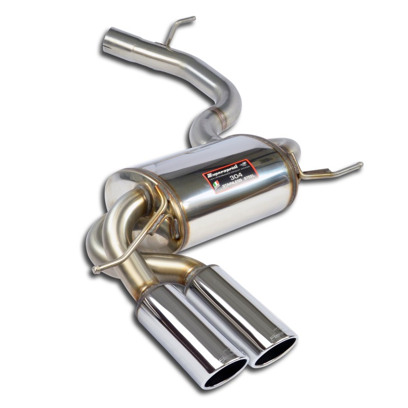 SUPERSPRINT - Silencieux arrière OO80 - AUDI A3 8VA SPORTBACK QUATTRO Facelift 2.0 TFSi (190 Hp) 2016 ->