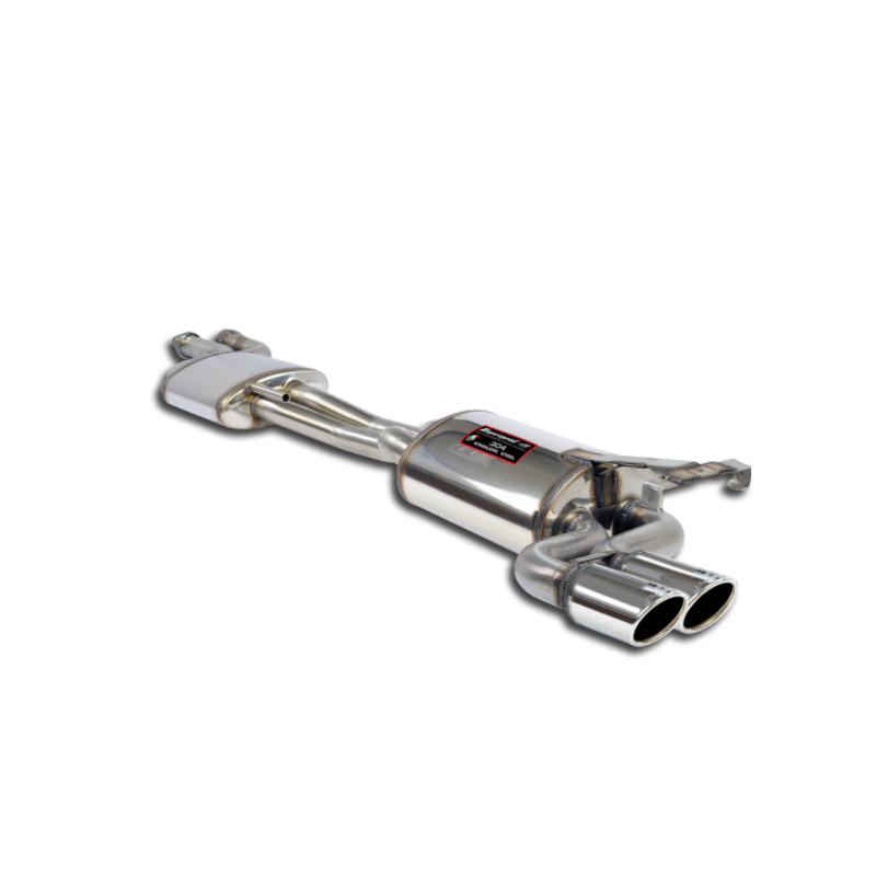 SUPERSPRINT - Center + Silencieux arrière 90x70 Disponible sur demande pour MERCEDES W124 400 E