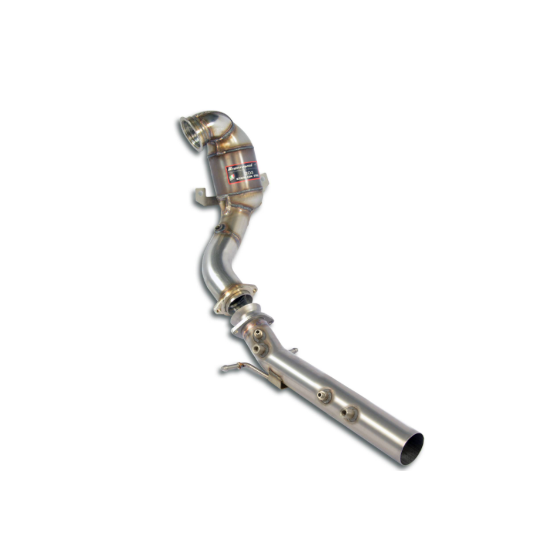 SUPERSPRINT - Turbo Descente tube + Catalyseur métallique WRC 100 CPSI - Suppression GPF pour VW GOLF VIII GTI GPF Ø76