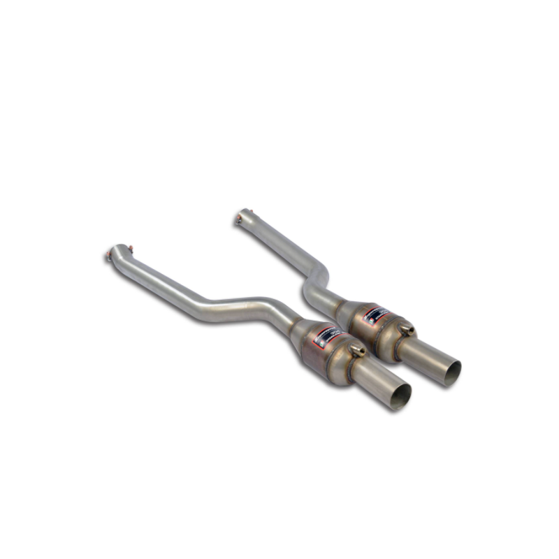 SUPERSPRINT - Tubes avant avec catalyseurs métalliques Droite - Gauche Bientôt disponible pour BMW E60 M5