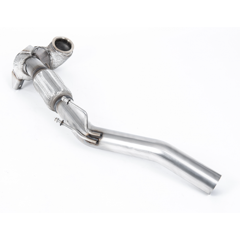 MILLTEK - Audi S1 2.0 TFSI Quattro - Descente de Turbo HJS avec catalyseur - Homologué CE - Montage avec ligne Milltek ou origine