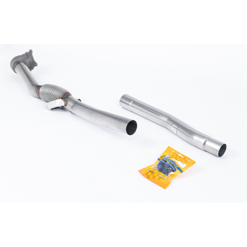 MILLTEK - Descente de Turbo moulée avec remplacement catalyseur - Montage obligatoire avec ligne Milltek 70 mm  - Audi - TT Mk2 TTS Quattro