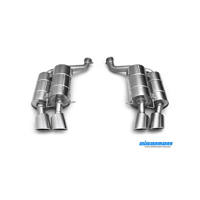 EISENMANN - Silencieux arrière 4x 120x77 mm ovale ronde - BMW E61 M5