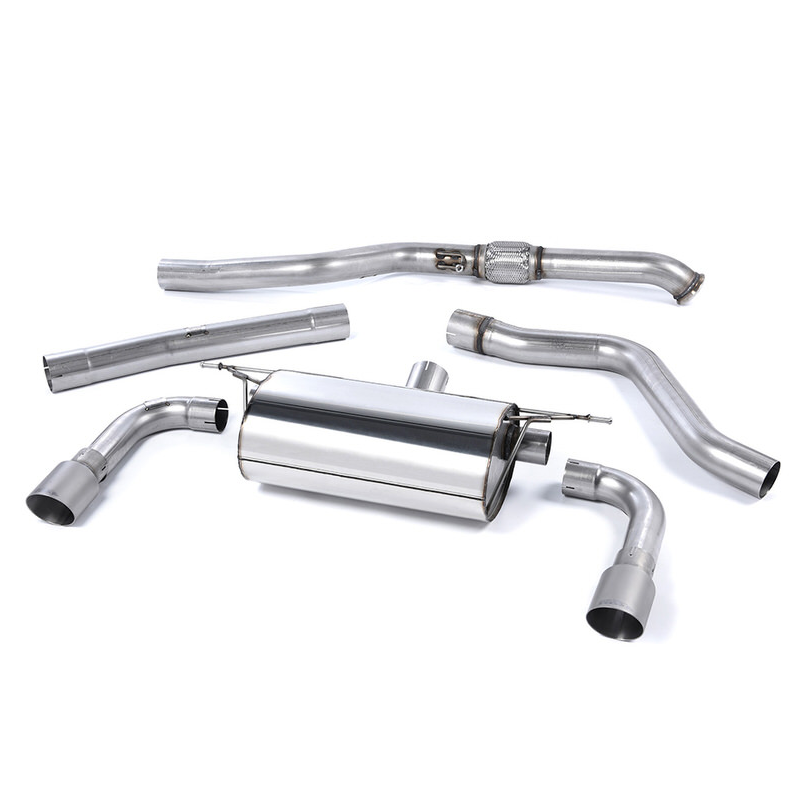 MILLTEK - BMW 2 Series (F22) Coupé M235i - Ligne après catalyseur origine Road - Homologué CE - Sorties Dual GT90 Titane