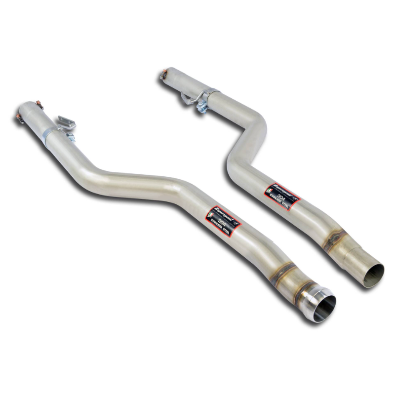 Tubes avant Droite - Gauche  SUPERSPRINT - MERCEDES C204 C63 AMG Coupè V8 (456 Hp) 2011