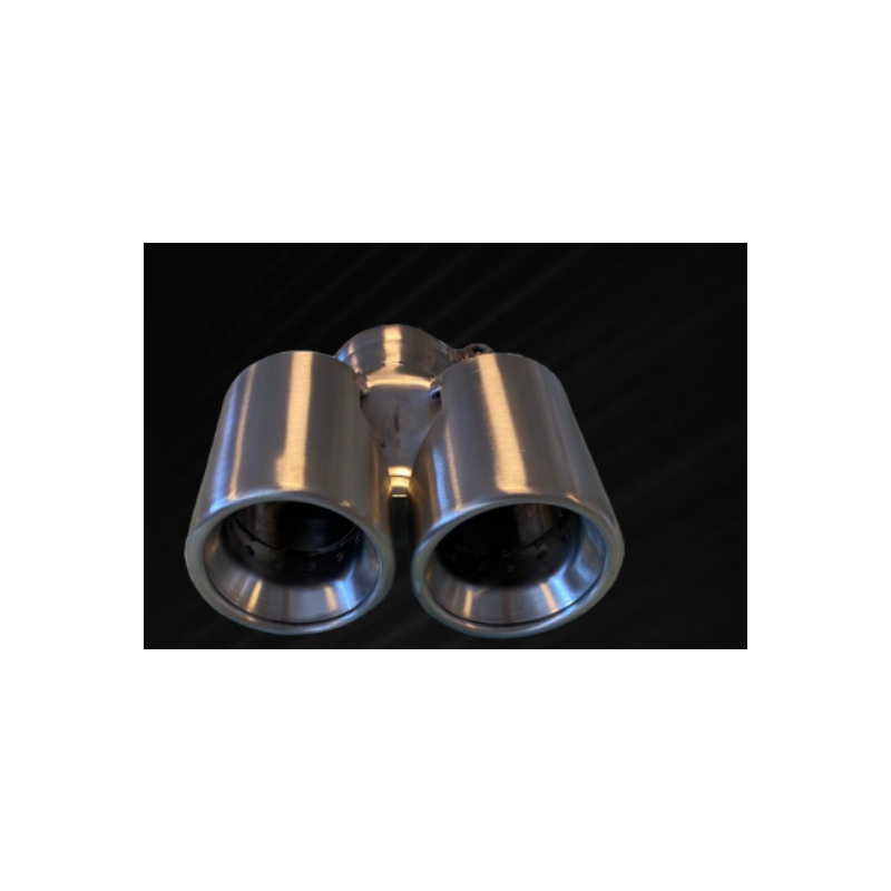 DUAL TAIL PIPE (2 X 88) BRUSHED SCART - Porsche 987